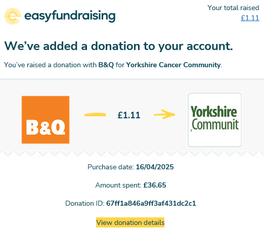 Michael easyfundraising