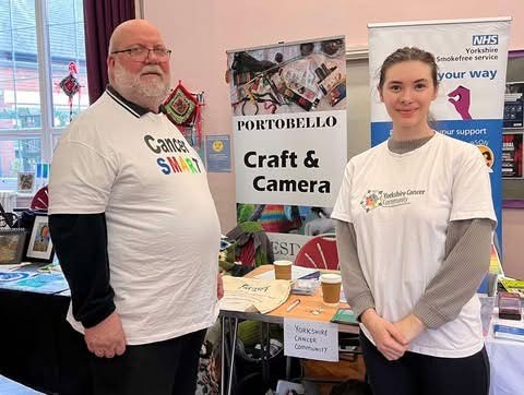 CL David and Lauren at Step Up Spring event at Manygates Wakefield Adult Education Service