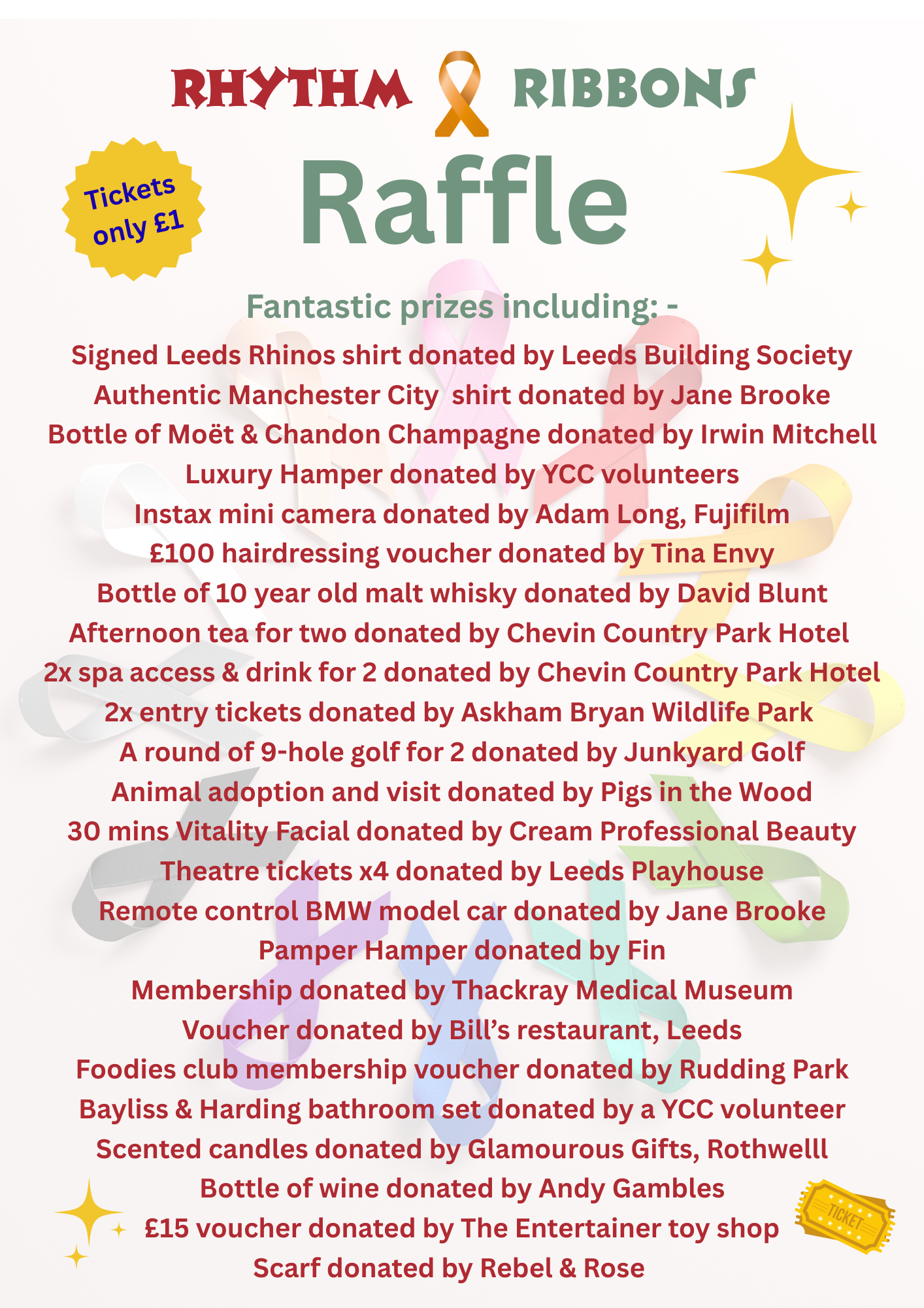 Rhythm & Ribbons Raffle prizes final