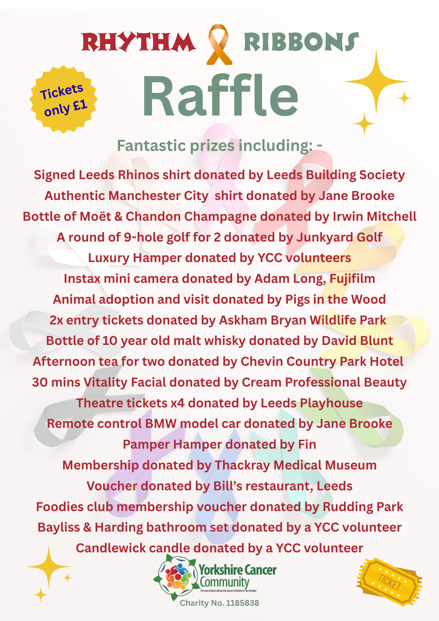 Rhythm & Ribbons Raffle